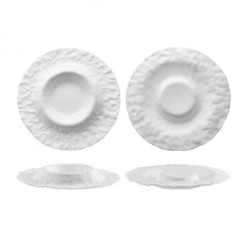 PIATTO GOURMET VULCANO Ø CM.31 EFFETTO ROCCIA