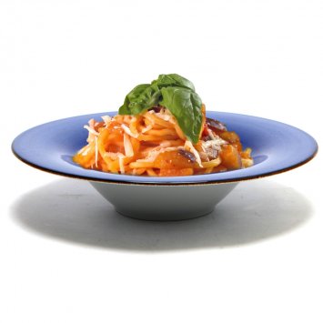 PIATTO PASTA JUPITER CM.30 COLOR DESIGN AZZURRO LUBIANA