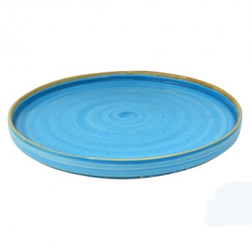PIATTO PIANO KADEN Ø CM.26 AQUA BLU SANGO