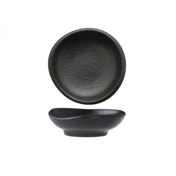 COPPETTA TONDA BLACK MATTE Ø CM.8 GURAL