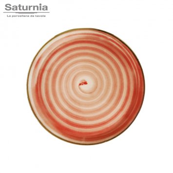 PIATTO PIZZA CIRCUS CM.33 ROSSO SATURNIA