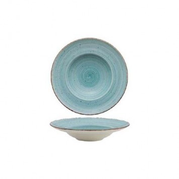 PIATTO PASTA AVANOS CM.30 AZZURRO GURAL