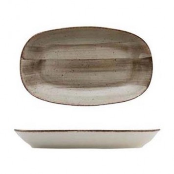 OVALE AVANOS FONDO CM.34X20 TERRA GURAL