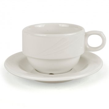 TAZZA CAPPUCCINO CON PIATTO ARCADIA CL.24 LUBIANA