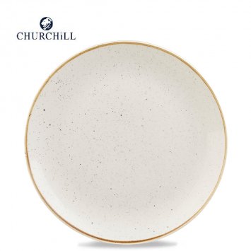 PIATTO PIANO STONECAST CM.28,8 BARLEY CREAM CHURCHILL