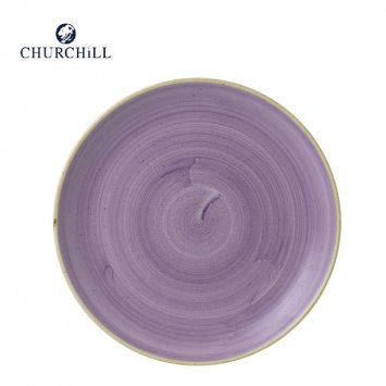 PIATTO PIANO STONECAST CM.28,8 LAVENDER CHURCHILL