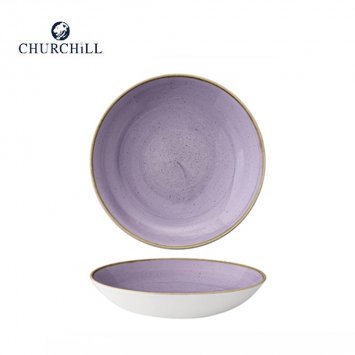 PIATTO FONDO STONECAST CM.24,8 COUP LAVENDER CHURCHILL