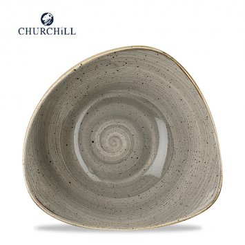 PIATTO TRIANGOLARE FONDO STONECAST CM.18,5 TRIANGLE COUP PEPPERCORN GR