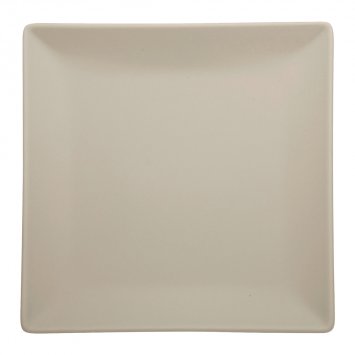 PIATTO DESSERT BOSTON CM.18x18 STONEWARE SABBIA