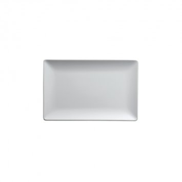 PIATTO RETTANGOLARE TOKIO CM.25x15 STONEWARE BIANCO OPACO