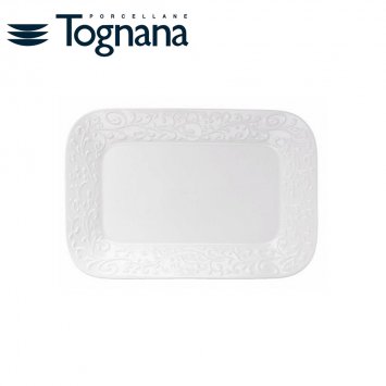 PIATTO RETTANGOLARE JASMIN CM.30,5x20,5 TOGNANA