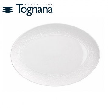 PIATTO OVALE JASMIN CM.30,5x21,5 TOGNANA