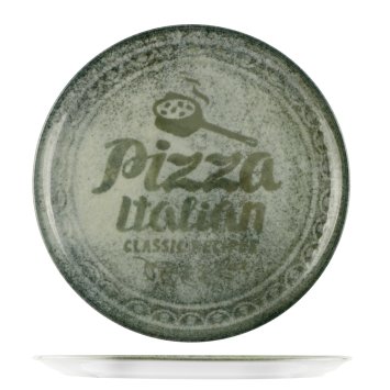 PIATTO PIZZA RECIPES CM.31 VERDE SATURNIA