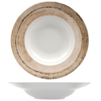 PIATTO PASTA NAPOLI BOWL TREE TABACCO CM.26,5 SATURNIA