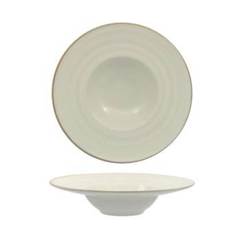 PIATTO PASTA NAPOLI K-BOWL VORTEX BIANCO CM.27,5 SATURNIA