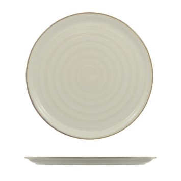 PIATTO PIZZA VORTEX BIANCO CM.31 SATURNIA