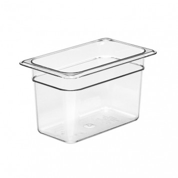 CONTENITORE POLICARBONATO CAMBRO GN.1/4 CM.26,2x16 H.15 46CW