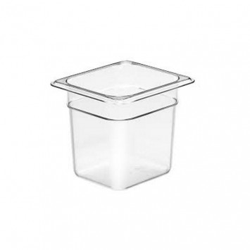 CONTENITORE POLICARBONATO CAMBRO GN.1/6 CM.17,7x16,2 H.15 66CW