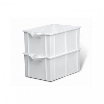CONTENITORE PLASTICA SOVRAPPONIBILE DIAMANT CM.55X40 H.25 SENZA COPERCHIO