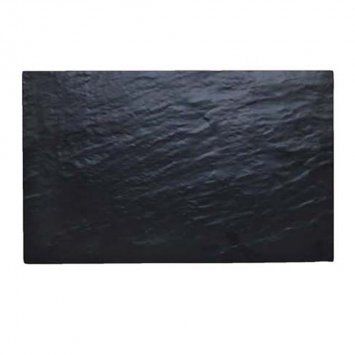 VASSOIO MELAMINA NERO EFFETTO ARDESIA GN 1/1 CM.53X32,5