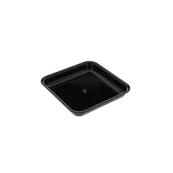 VASSOIO PLASTICA/METACRILATO CM.22X22 H.5 BORDO DRITTO