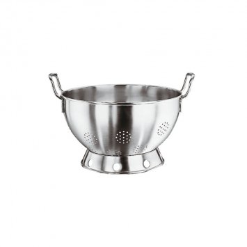 COLAPASTA INOX CON CERCHIO PIEDE Ø CM.32 H.18 LT.9,5 SAMBONET PADERNO