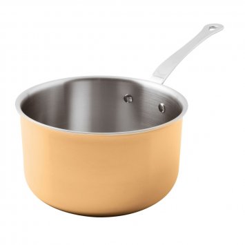 CASSERUOLA RAME ALTA 1 MANICO Ø CM.20 H.11 LT.3,5