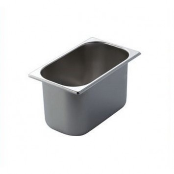 VASCHETTA INOX GELATO CM.26X16,5 H.12 LT.3,5