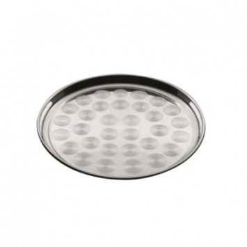 VASSOIO INOX ROTONDO CM.30 ECO