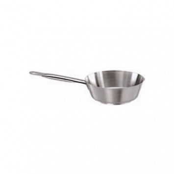 CASSERUOLA INOX CONICA BASSA 1 MANICO Ø CM.20 H.6,5 LT.1,6 S1000