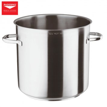 PENTOLA INOX ALTA Ø CM.28 H.28 LT.17 S1000