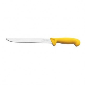 COLTELLO TRIDENTUM NEW LINE FILETTARE CM.22 GIALLO