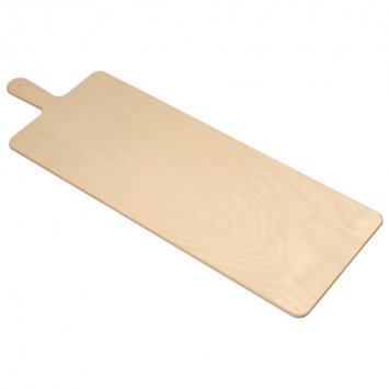 TAGLIERE LEGNO RETTANGOLARE CON MANICO CM.40x22 SPESSORE CM.1,2