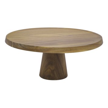 ALZATA LEGNO DI ACACIA ROTONDA Ø CM.35 H.15