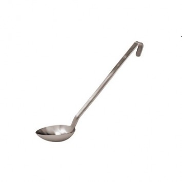 CUCCHIAIONE INOX UNIPEZZO CM.23,5 MANICO CORTO