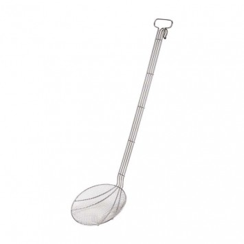 SCHIUMAROLA INOX FISH AND CHIPS Ø CM.28 LUNGA CM.85 PADERNO