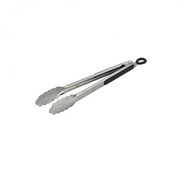 MOLLA INOX BARBECUE CM.40 CON MANICI IN SILICONE ILSA