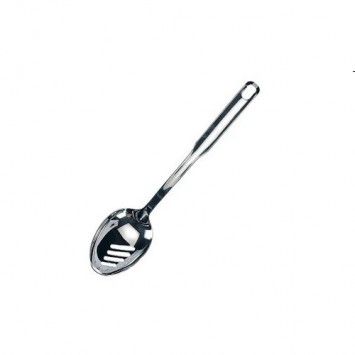 CUCCHIAIONE INOX MANICO E CUCCHIAIO FORATO PADERNO