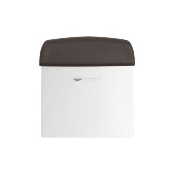 RASCHIETTO INOX CM.13,5x10 RETTANGOLARE MANICO NERO