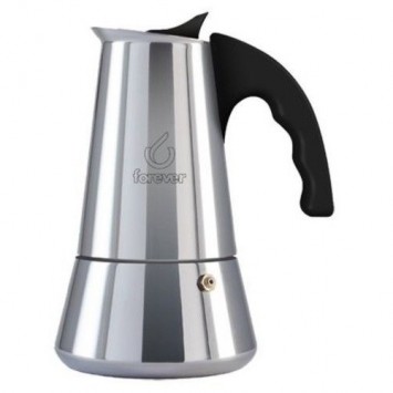 CAFFETTIERA MOKA INOX PER INDUZIONE 2 TAZZE