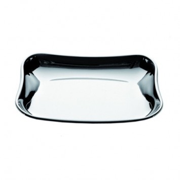 CESTINO INOX LISCIO RETTANGOLARE CM.24X18