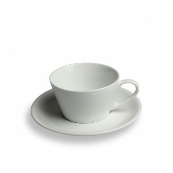 PORTABUSTINE TAZZA CONICA BIANCA
