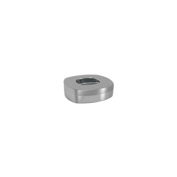 POSACENERE INOX QUADRO CM.8 ANTIVENTO THE BARS