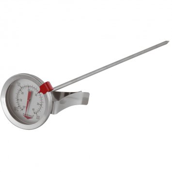 TERMOMETRO FRITTI INOX CON SONDA RANGE +38+205°C