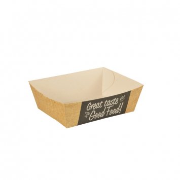 SCATOLA ASPORTO VASSOIO CARTONCINO 