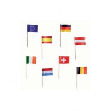 STECCO BANDIERINE ASSORTITE CM.6,5 PZ.144 ***