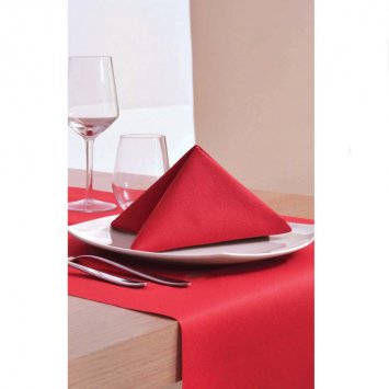 TOVAGLIA MONOUSO PLUS CARTA SECCO CM.100X100 ROSSO PZ.25