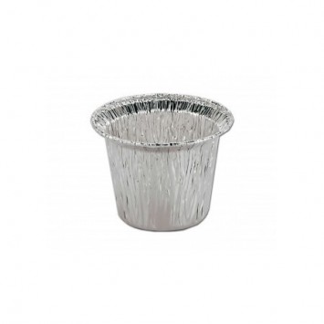 CONTENITORE ALLUMINIO CREM CARAMEL Ø MM.72 H.5 PZ.100 C5-00G