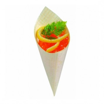 CONI LEGNO BAMBOO Ø CM.6,5 H.12,5 - 8,5 PZ.50