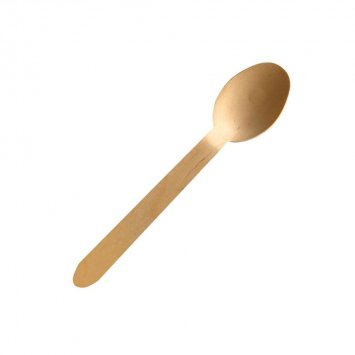 CUCCHIAINO CAFFE' IN LEGNO BAMBOO LINEA PURE PZ.100